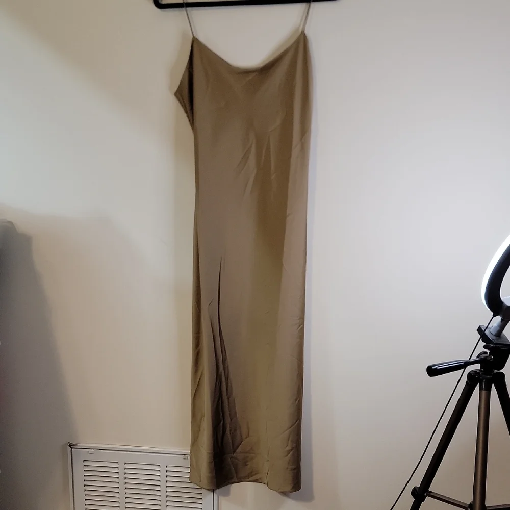 J. Crew Brown Slip Dress - Picture 1 of 5